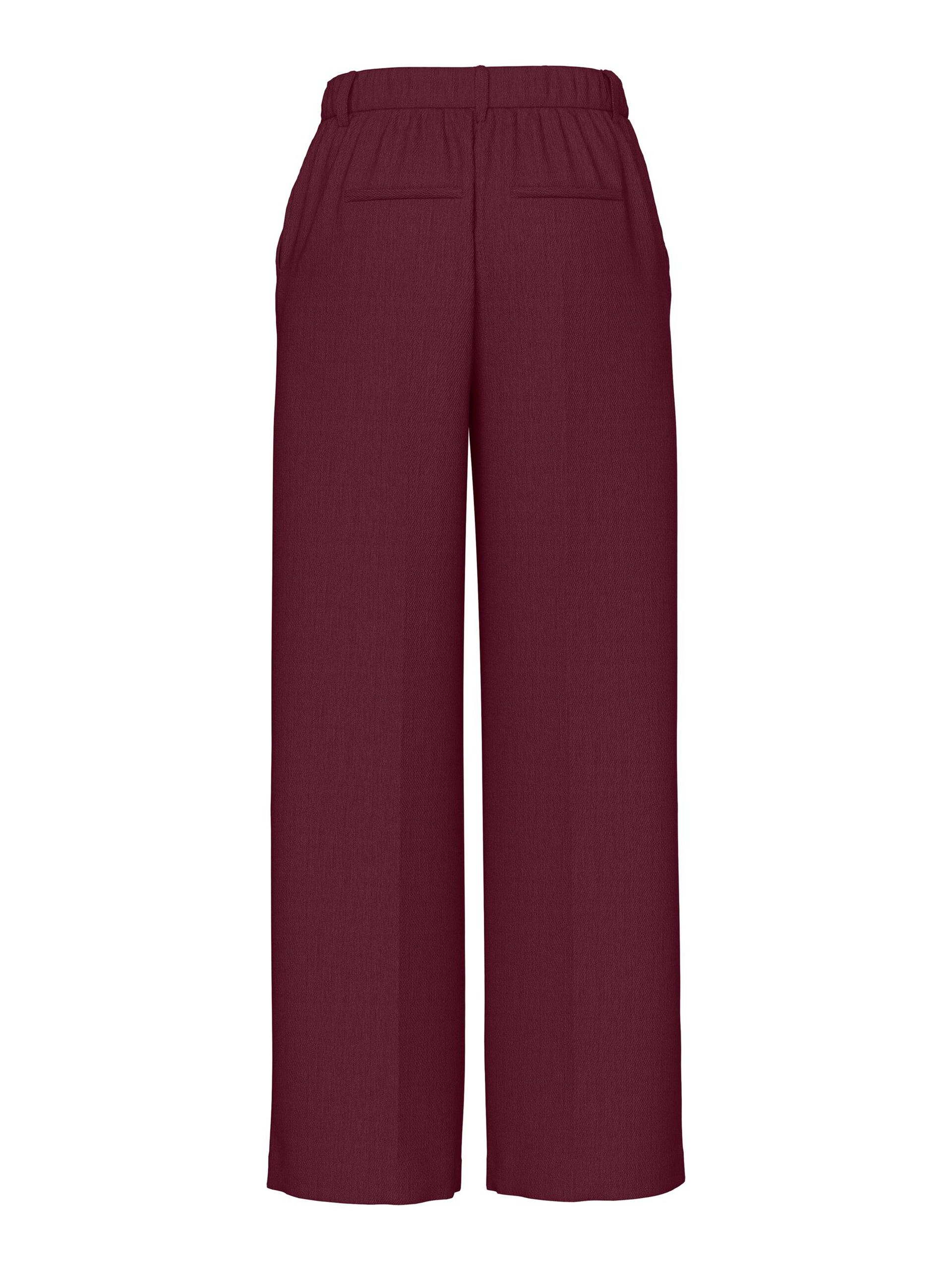 Carousel image - PCKAMIL WIDE-LEG TROUSERS, Tawny Port | 7