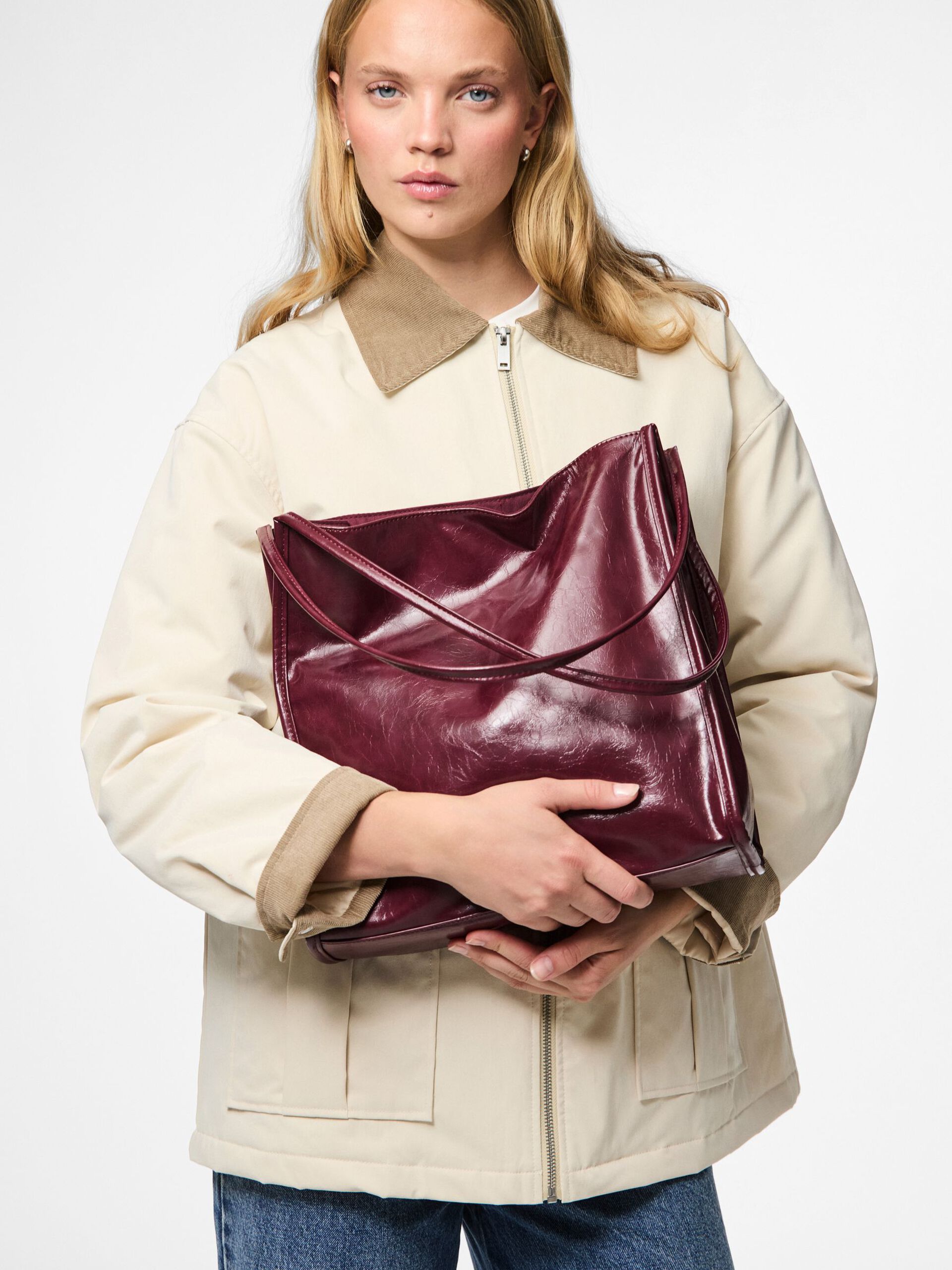 Carousel image - PCMALOU SHOPPER, Tawny Port | 5