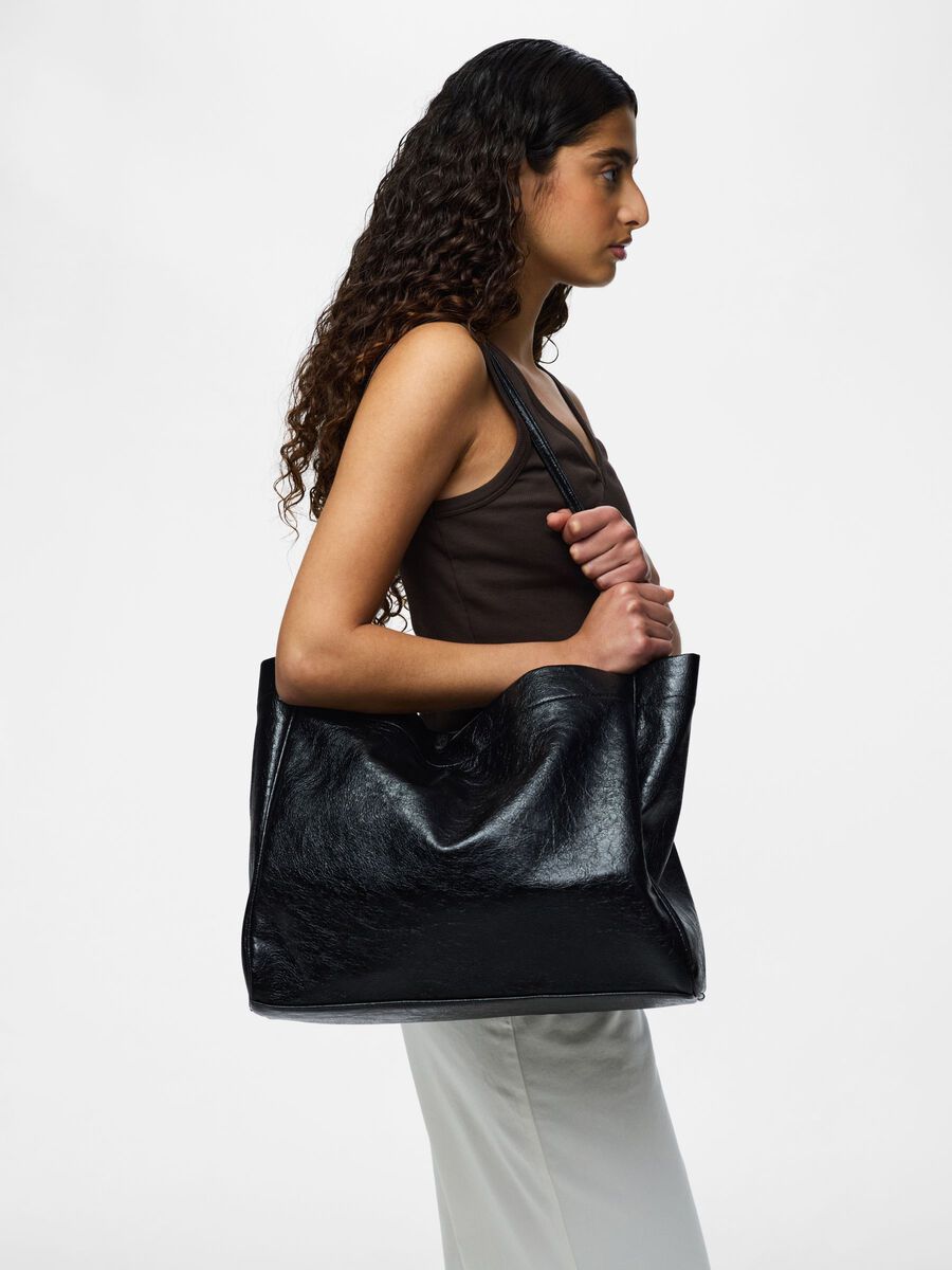 Carousel image - PCANNIE LACK TASCHE, Black | 5