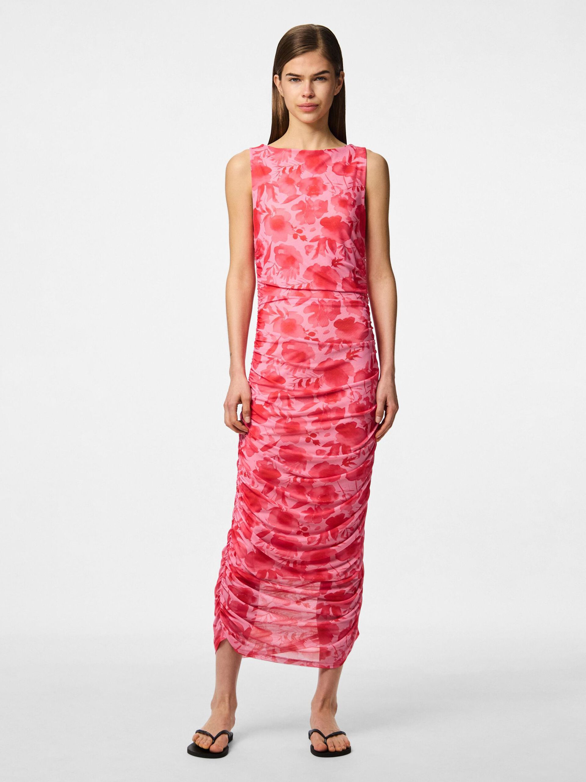 Carousel image - PCALLY MIDI DRESS, Pink Tulle | 3