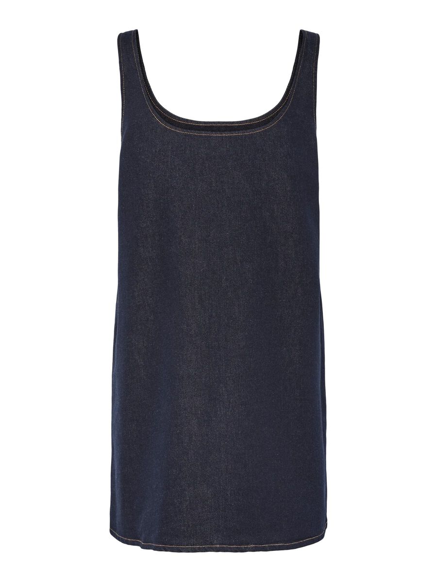 Product carousel image - PCFRANNA DENIM SLIP-OVER JURK, Dark Blue Denim | 2
