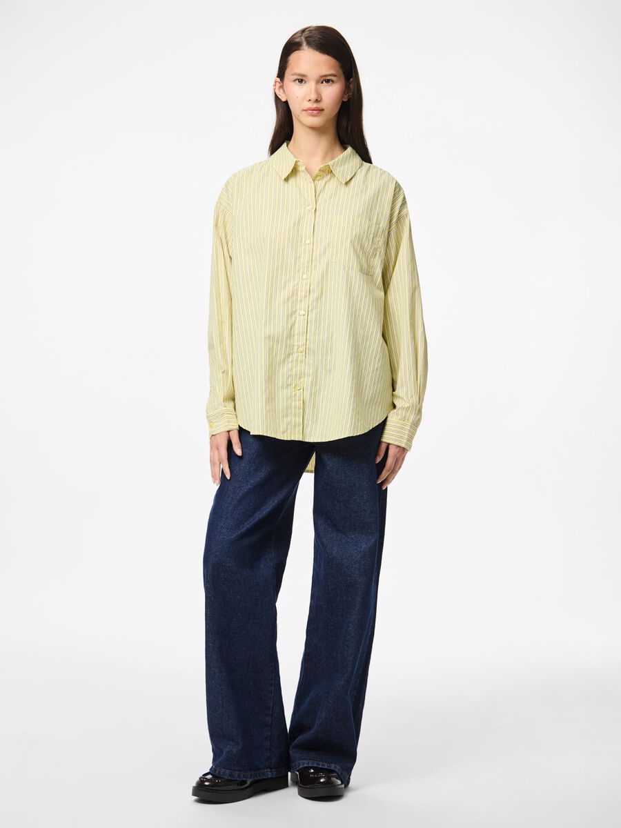 Carousel image - PCEMMY LOOSE SHIRT, French Vanilla | 3