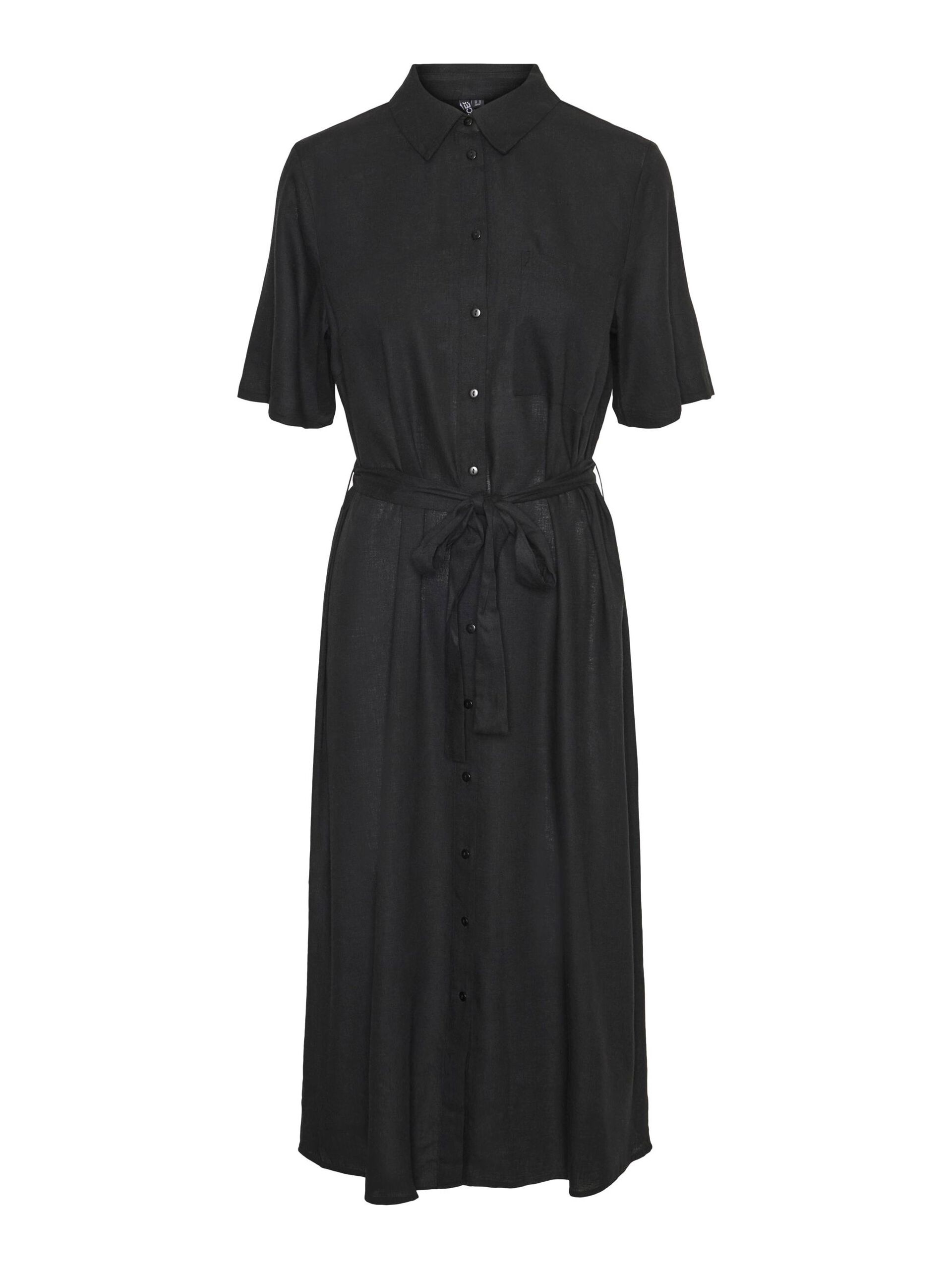 Carousel image - PCPIA SHIRT DRESS, Black | 5