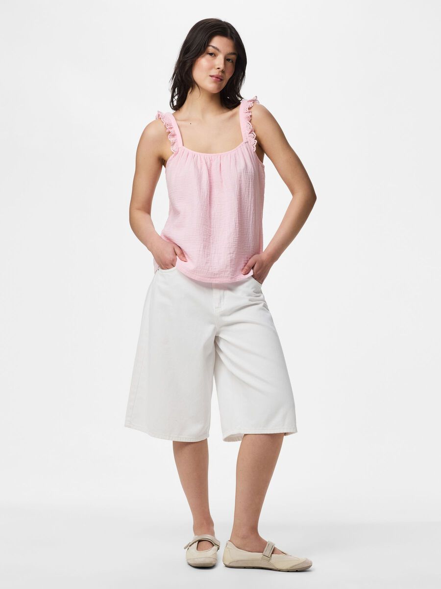 Product carousel image - PCSASTINA TOP MET BANDJES, Cradle Pink | 1
