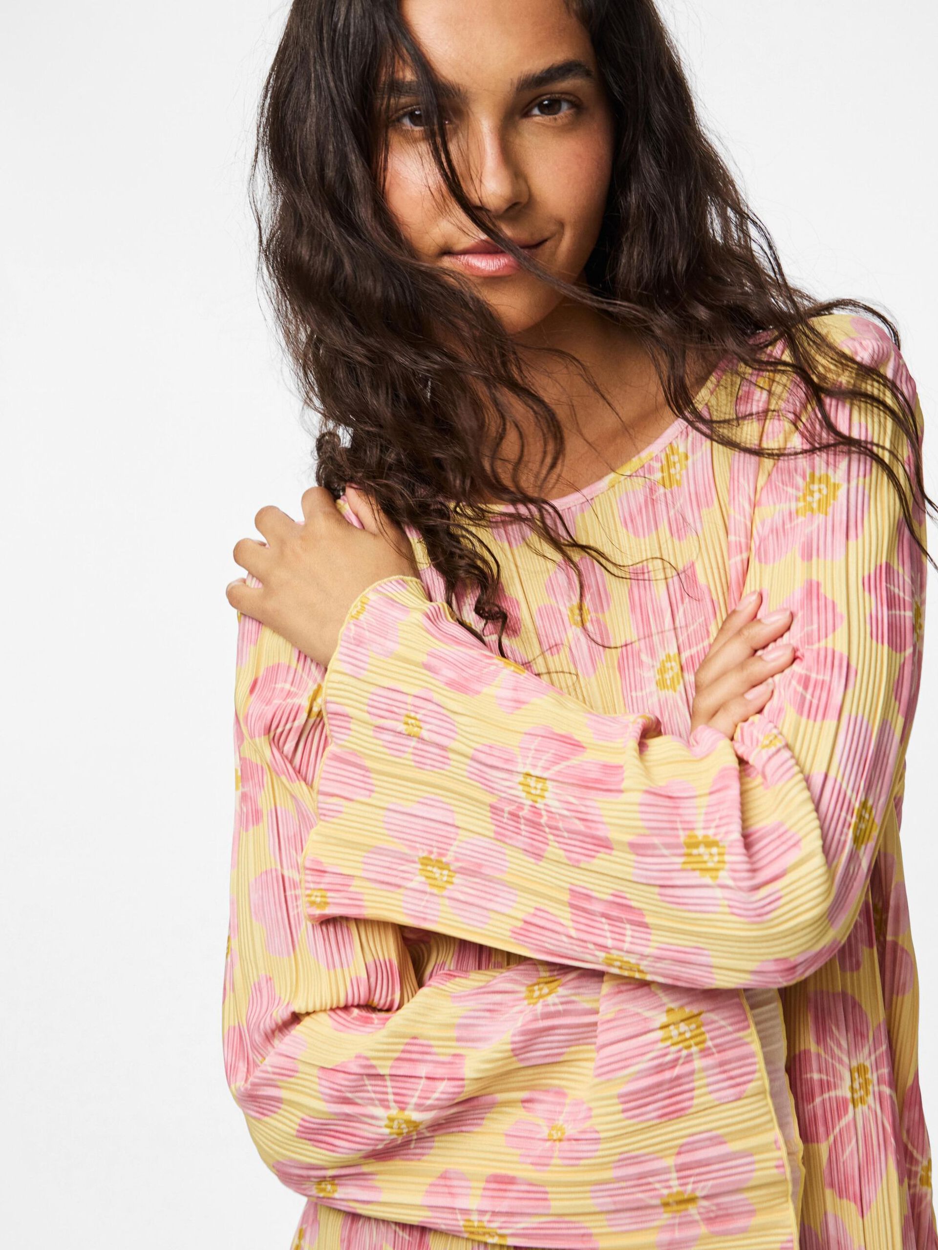 Carousel image - PCAMBER MINI DRESS, Mellow Yellow | 4