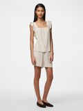 Product image thumbnail - PCPIA LINEN BLEND SHORTS, Birch | 3