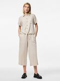 Product image thumbnail - PCPIA LINEN BLEND CULOTTES, Birch | 1