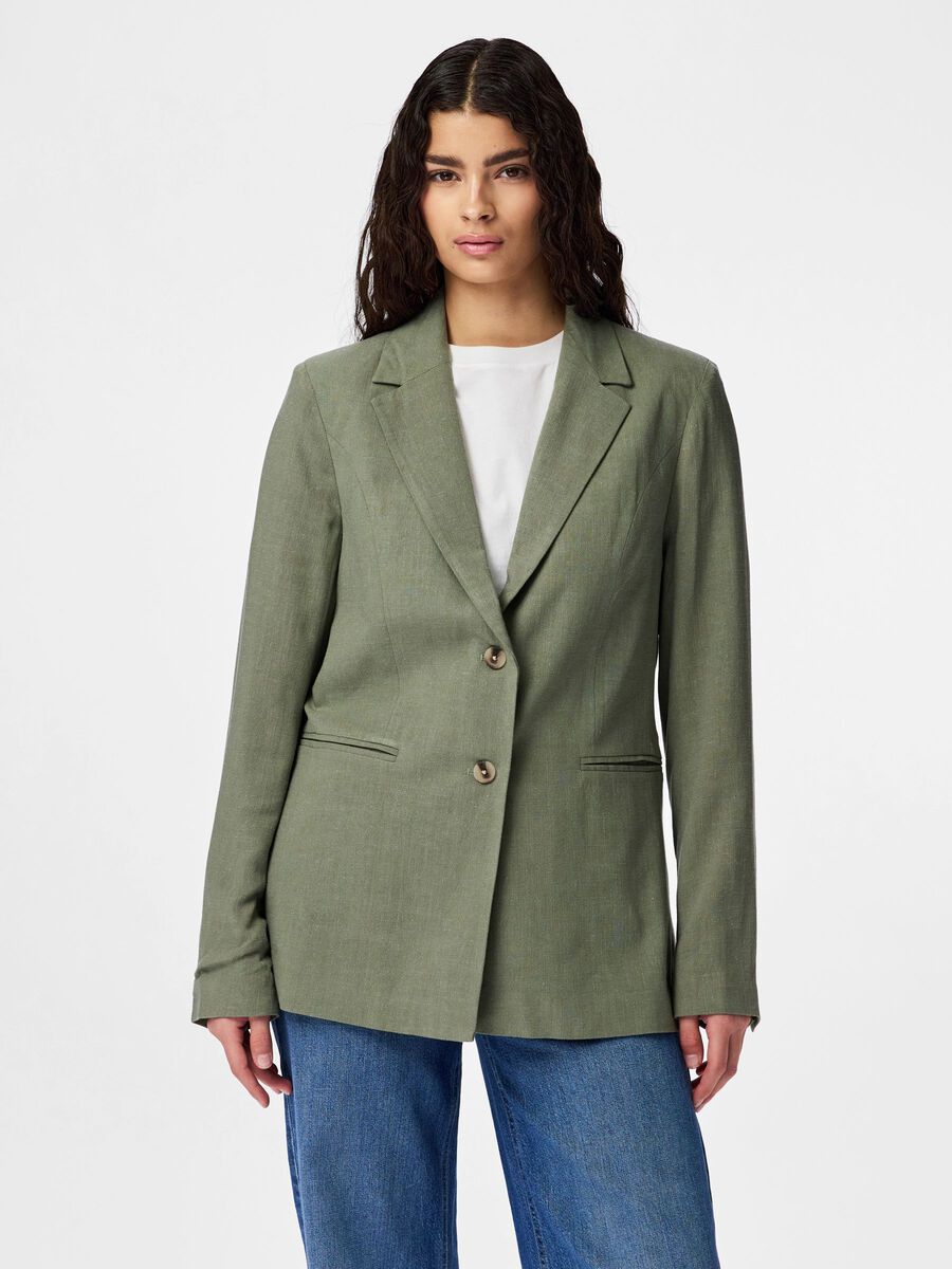 Product carousel image - PCVINSTY  BLAZER, Deep Lichen Green | 1