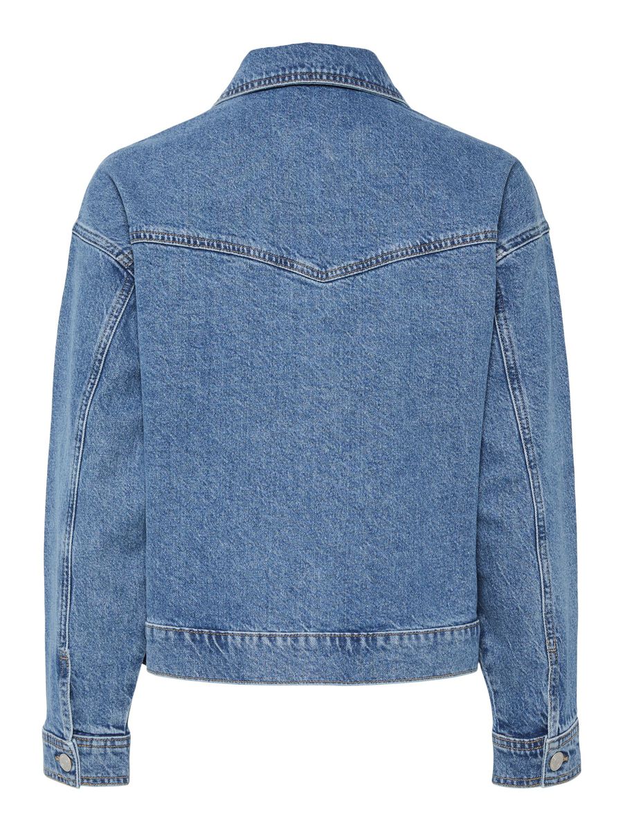Carousel image - PCELMA VESTE EN JEAN, Medium Blue Denim | 7