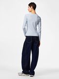 Product image thumbnail - PCRUKA LONG SLEEVED TOP, Cashmere Blue | 2
