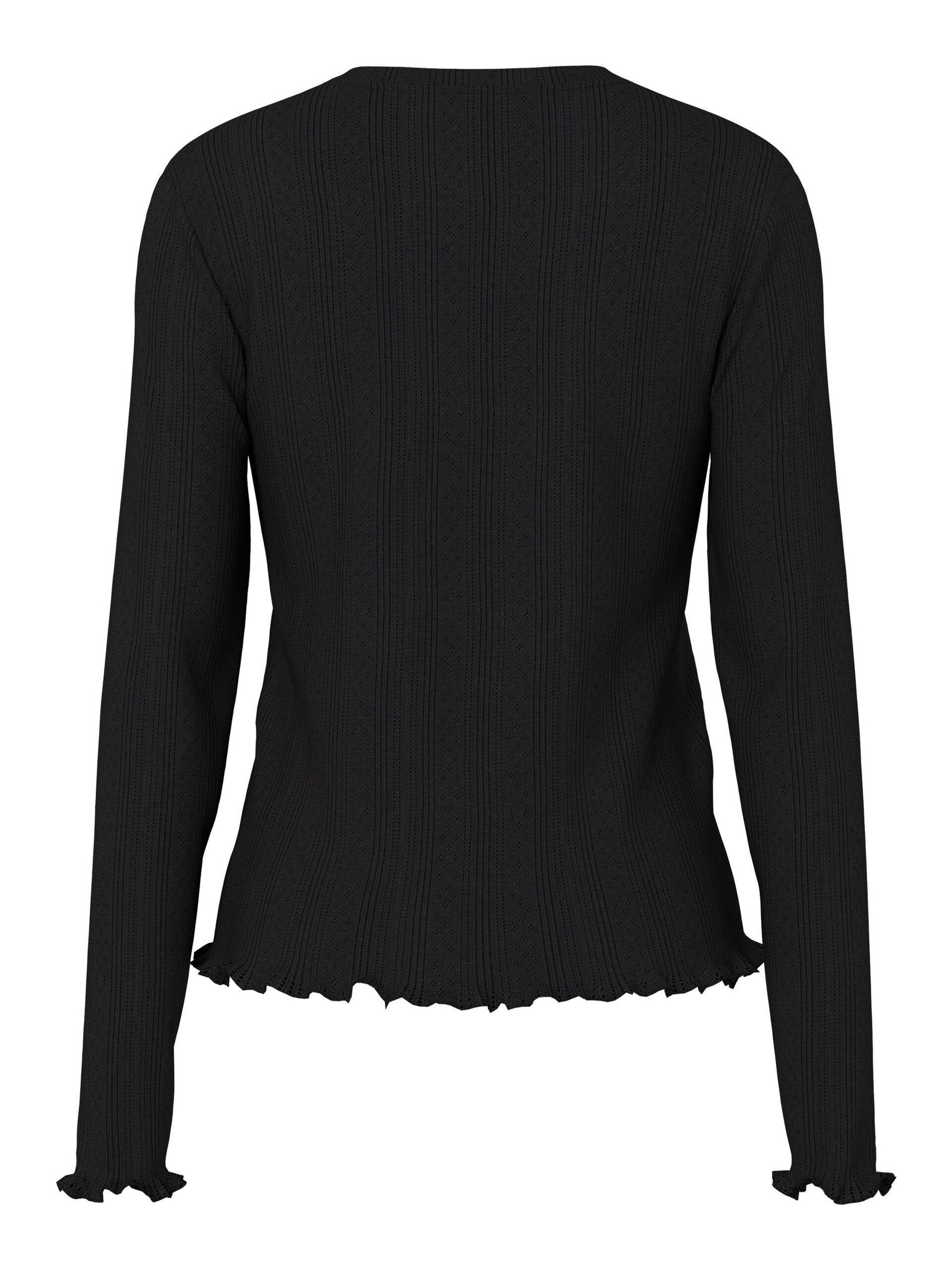 Carousel image - TOP A MANICHE LUNGHE, Black | 6