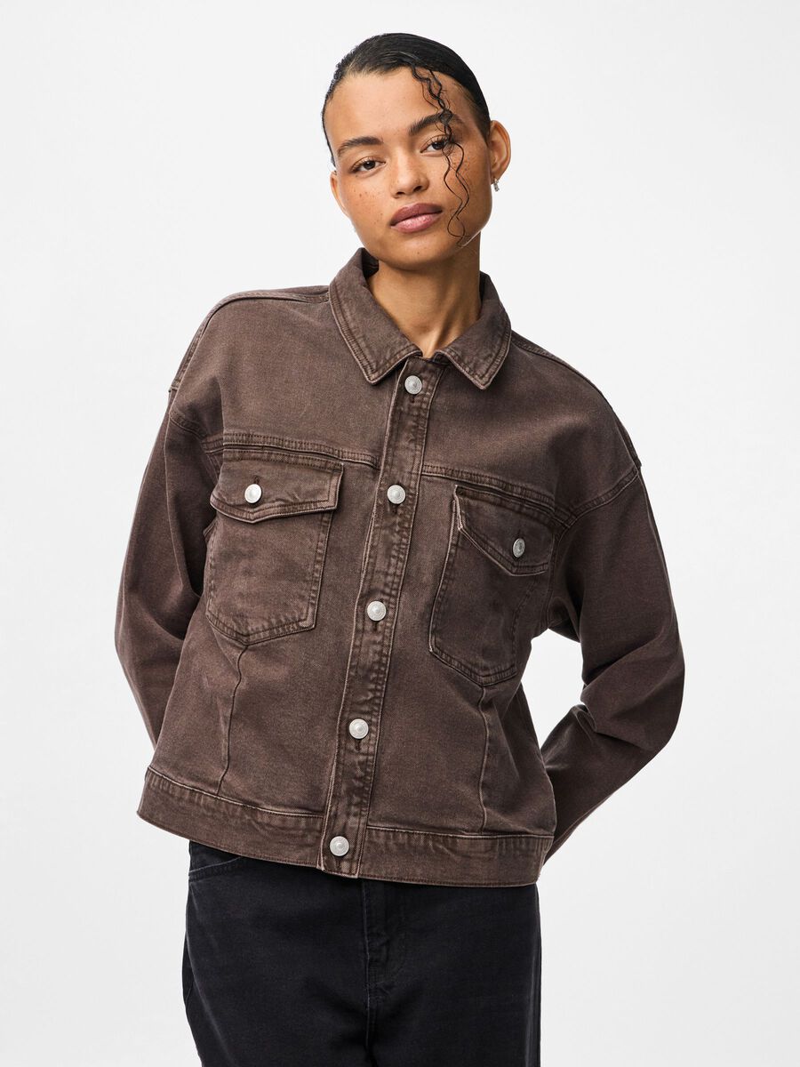 Product carousel image - GIACCA IN DENIM, Hot Fudge | 1