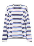 Product image thumbnail - PCMILA LOOSE LONG-SLEEVED T-SHIRT, Hydrangea | 1
