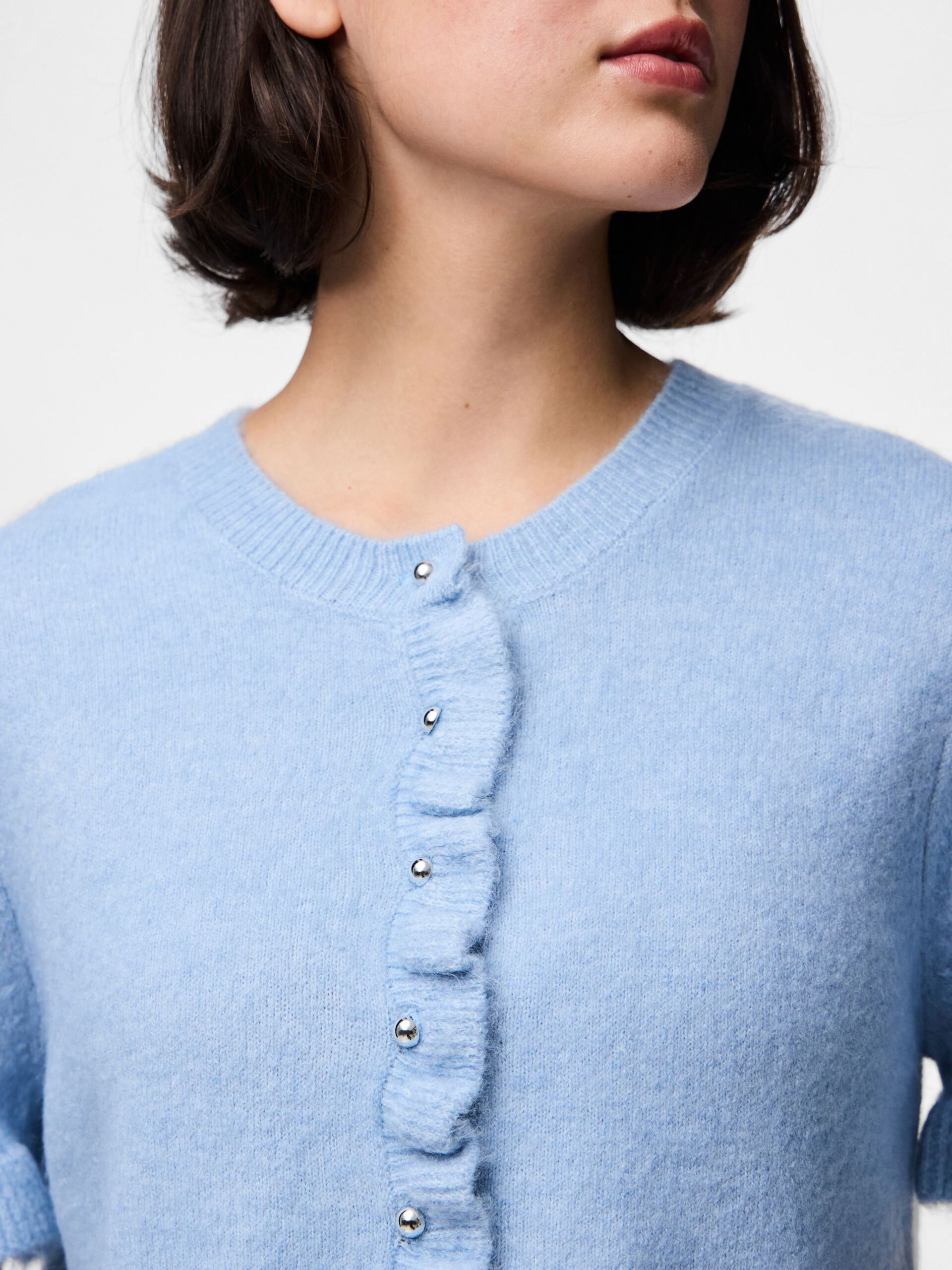 Carousel image - PCLYDIA STRICKJACKE, Cashmere Blue | 4
