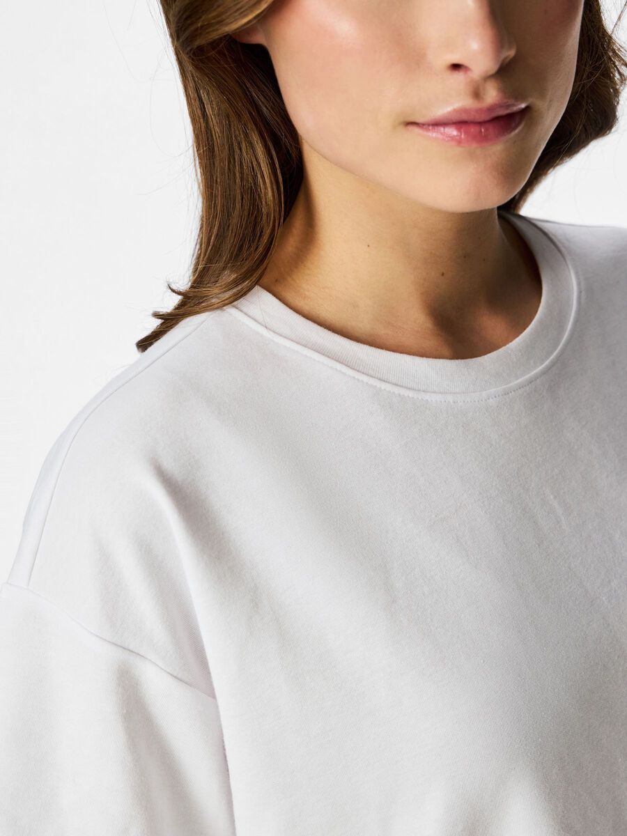 Carousel image - PCSKYLAR OVERSIZED T-SHIRT, Bright White | 4