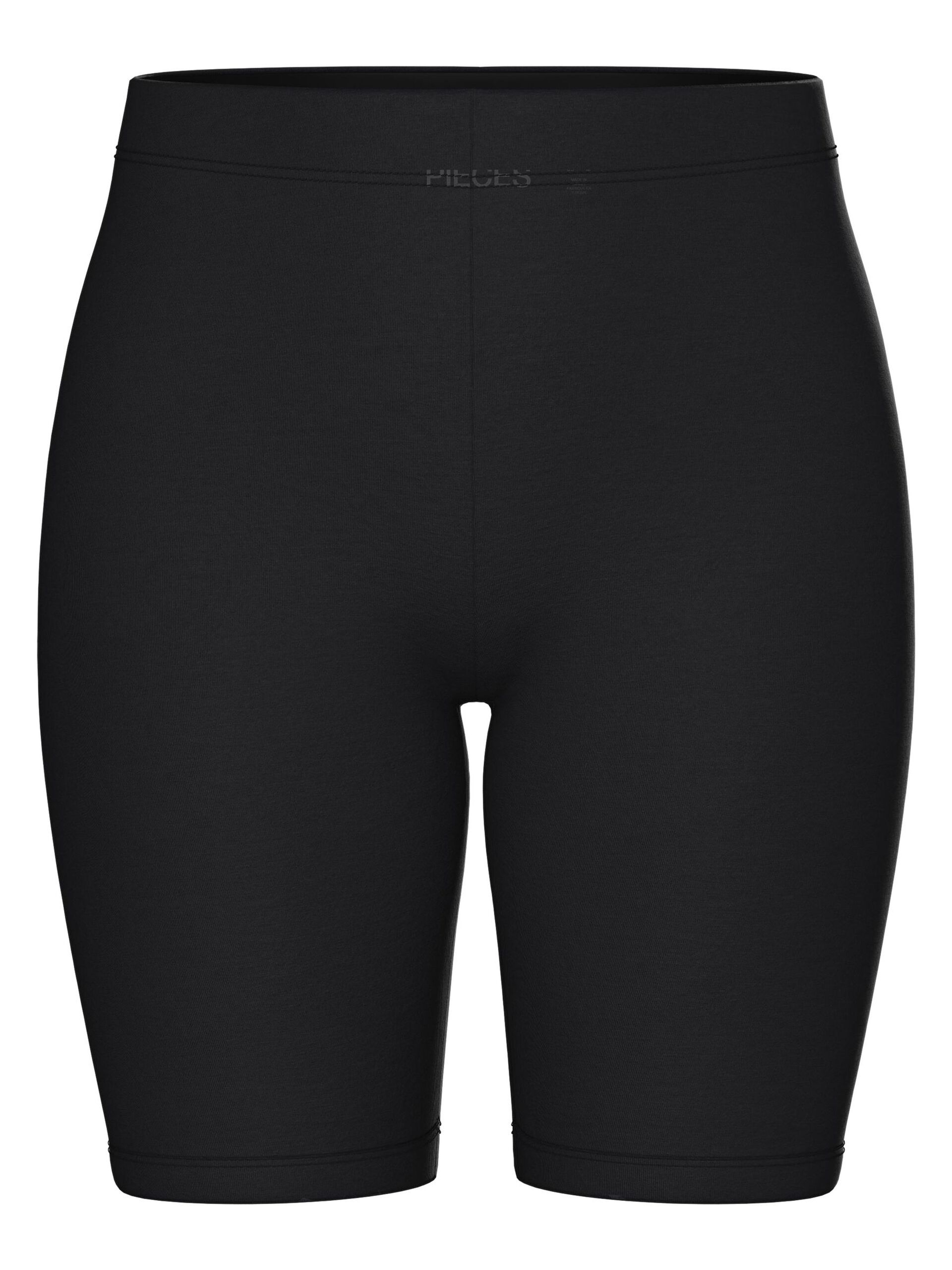Carousel image - PCKIKI BASIC COTTON BIKE SHORTS, Black | 6
