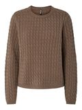 Product image thumbnail - PCFIA KABELSTRIKK PULLOVER, Morel | 5