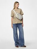 Product image thumbnail - PCRIA COTTON T-SHIRT, Silver Mink | 5