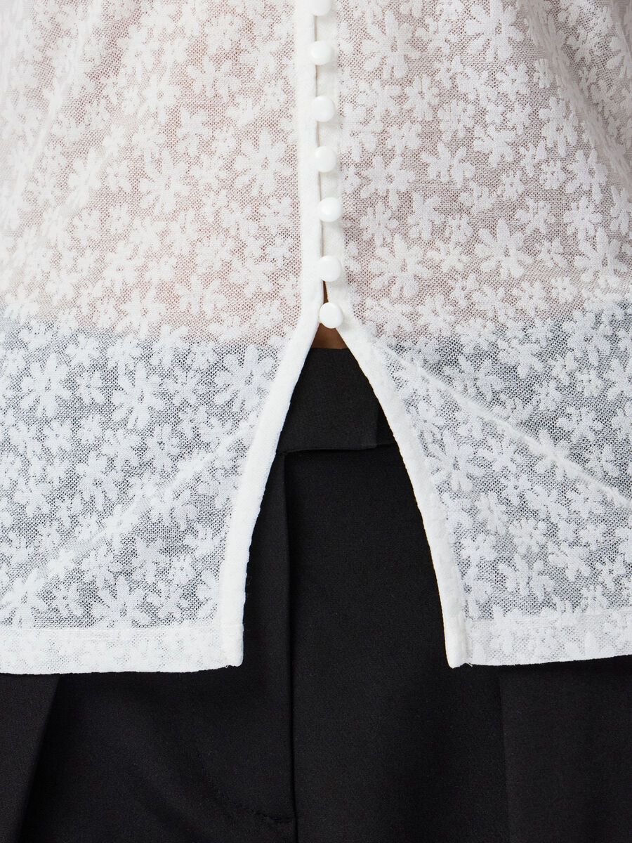 Carousel image - PCBAISY CARDIGAN, Cloud Dancer | 5