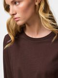 Product image thumbnail 4 PCASHLEY FIT  LONG SLEEVED TOP, Hot Fudge