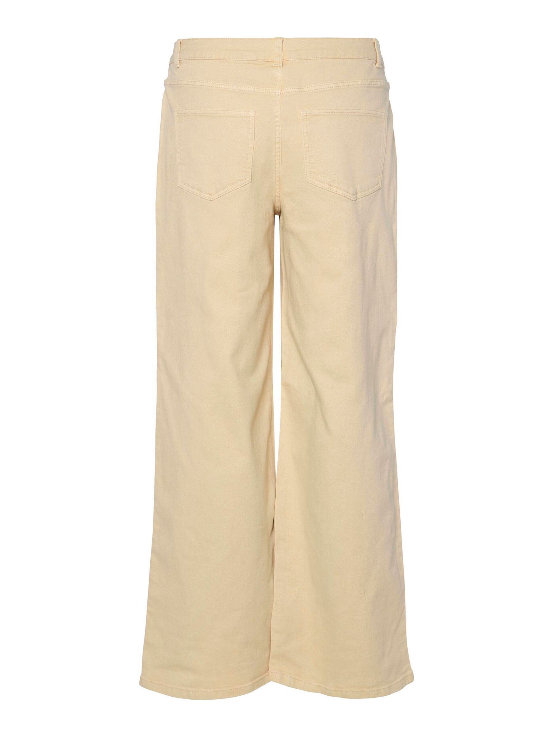 Carousel image - PCTORA WIDE FIT JEANS, Sandshell | 7