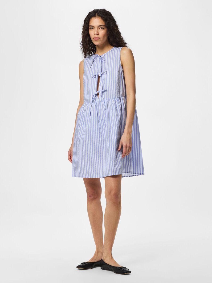 Carousel image - PCJOLLY TIE  MINI DRESS, Hydrangea | 3