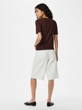 Product image thumbnail - PCNORA V-NECK  KNITTED CARDIGAN, Chicory Coffee | 2