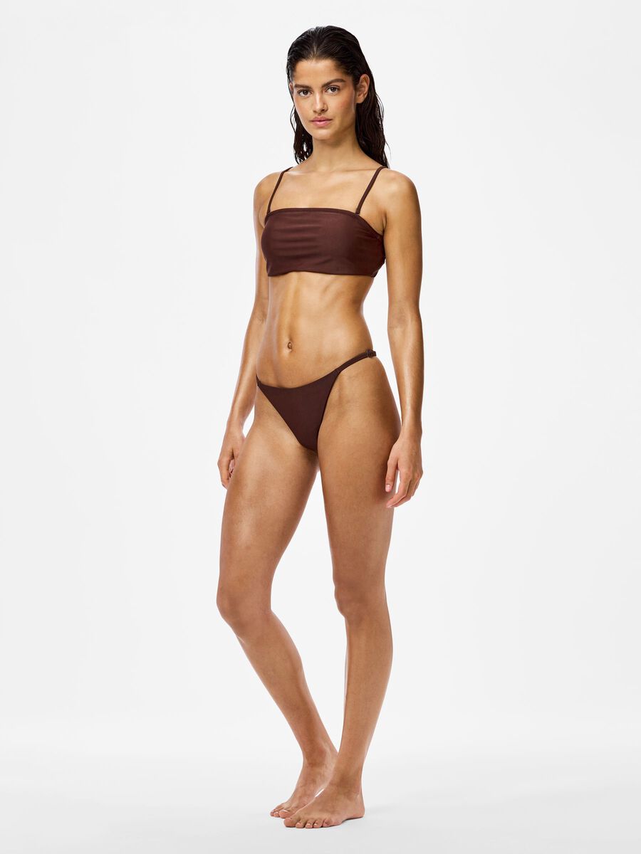 Carousel image - PCBAOMI JUSTERBAR G-STRENG BC BIKINIUNDERDEL, Deep Mahogany | 3