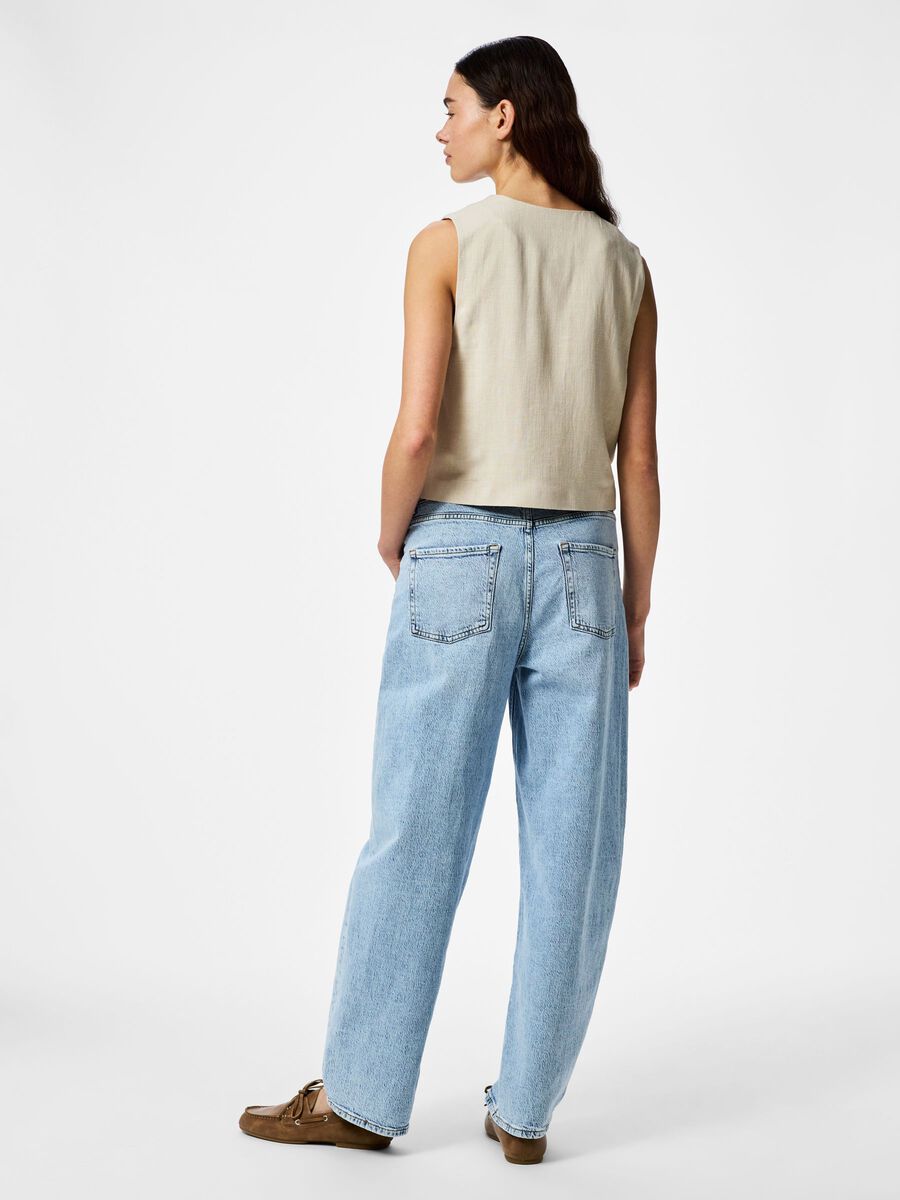 Product carousel image - PCVINSTY GILET, Silver Lining | 2