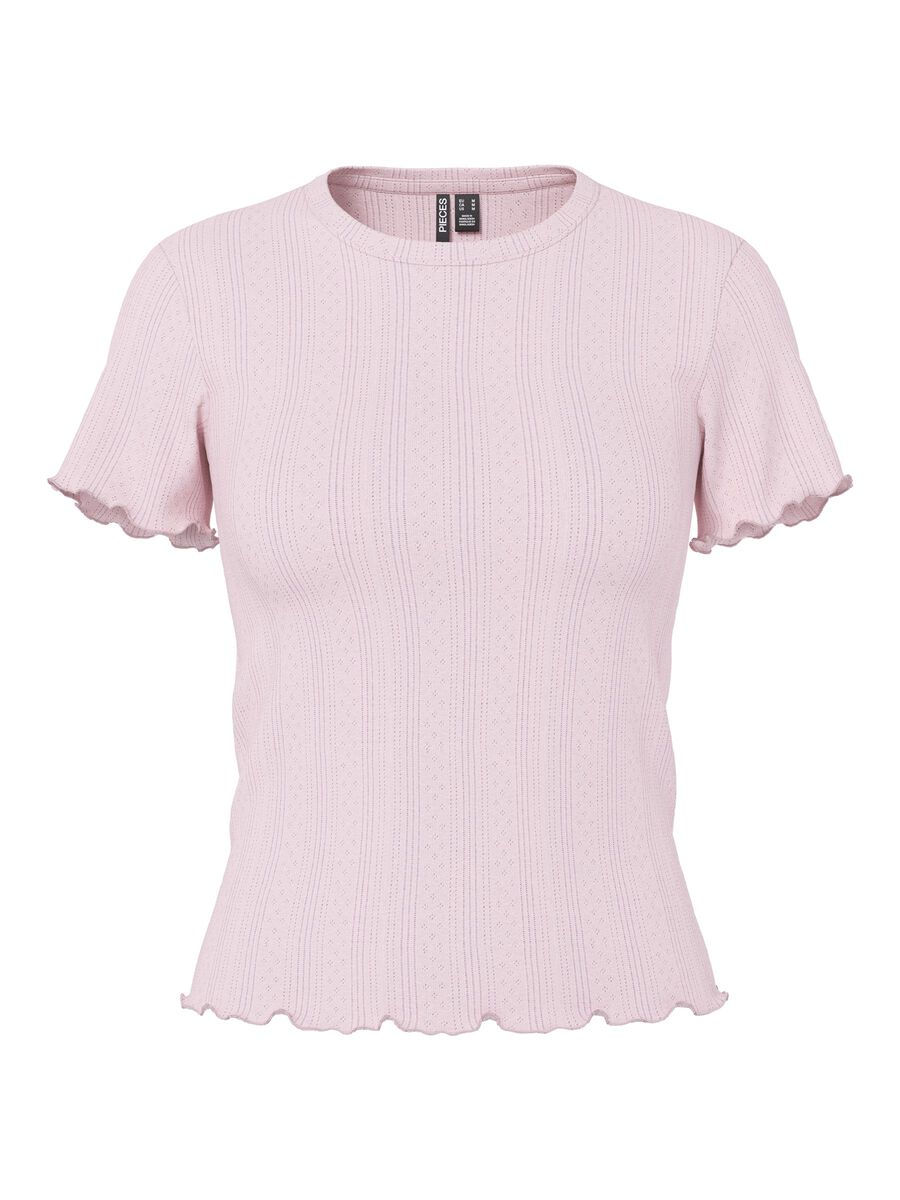 Carousel image - PCMARIE POINTELLE T-SHIRT, Roseate Spoonbill | 5