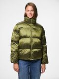 Product image thumbnail - PCMILLA SHINY PUFFER JACKET, Military Olive | 1