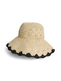Product image thumbnail - PCKYDIA KONTRAST HAT, Nature | 1