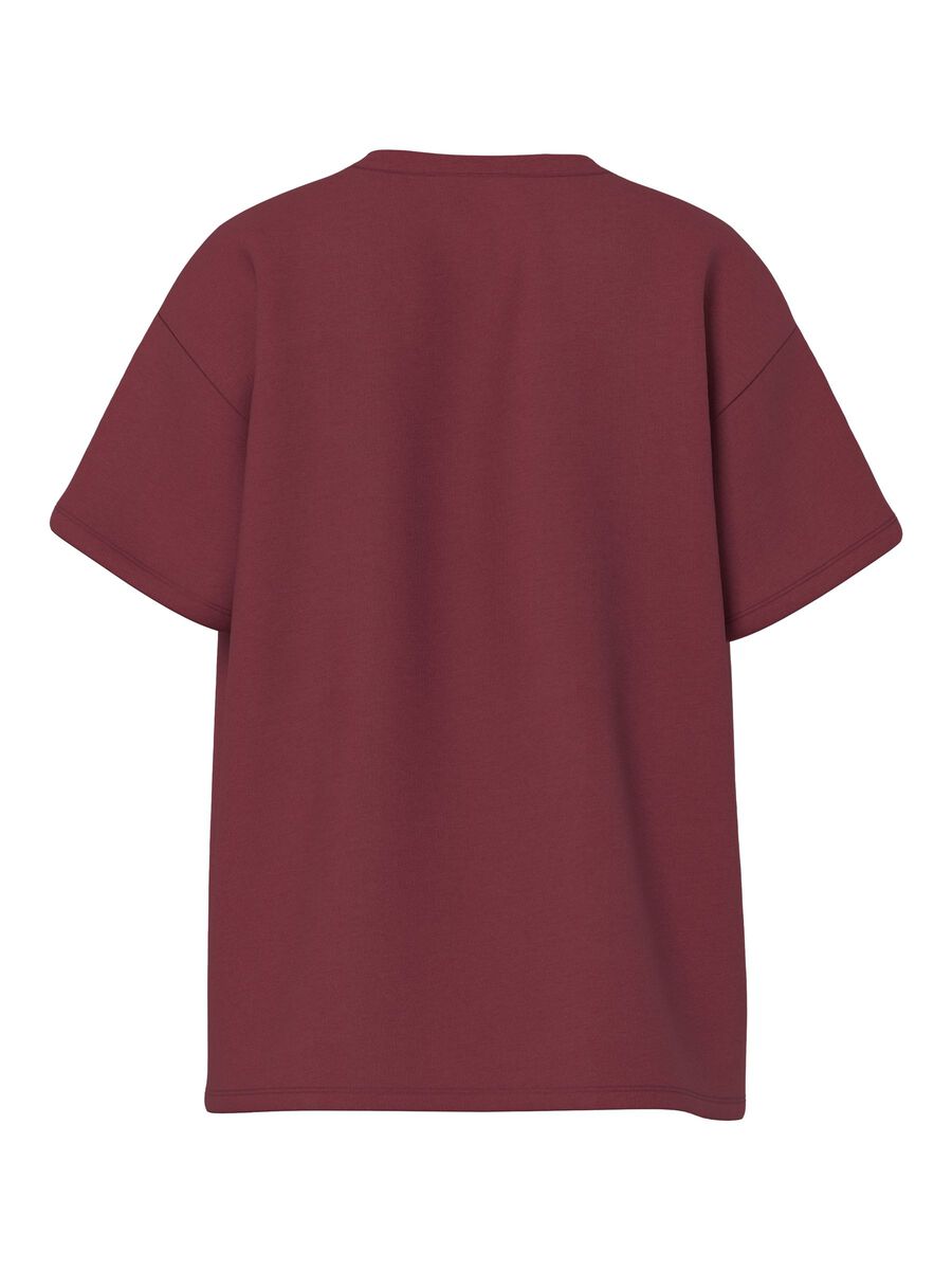 Product carousel image - PCSKYLAR OVERSIZED T-SHIRT, Tawny Port | 2