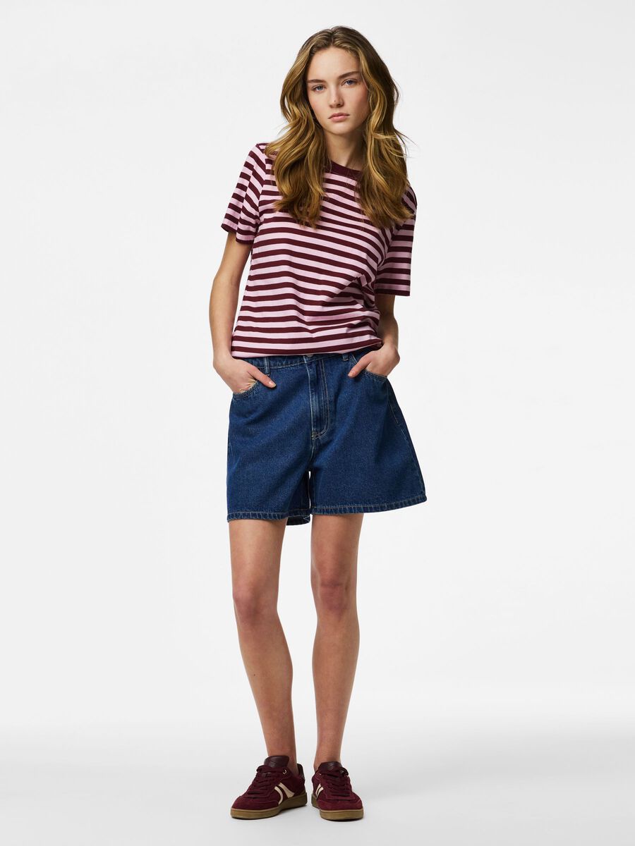 Carousel image - PCABBI MW DENIM SHORT, Medium Blue Denim | 3