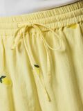 Product image thumbnail - PCSELENA SHORTS, Pale Banana | 4