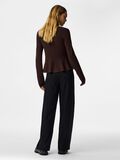 Product image thumbnail - PCJAN  KNITTED JUMPER, Hot Fudge | 2