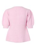 Product image thumbnail - PCSILLY PUFF KNITTED CARDIGAN, Roseate Spoonbill | 6