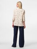 Product image thumbnail - PCBOSELLA 3/4 PRINTED BLAZER, Whitecap Gray | 4