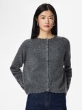 Product image thumbnail - PCRATH CARDIGAN EN MAILLE, Medium Grey Melange | 1