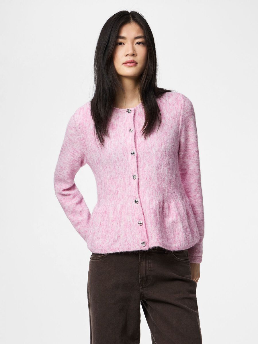 Product carousel image - PCPINGE  KNITTED CARDIGAN, Roseate Spoonbill | 1