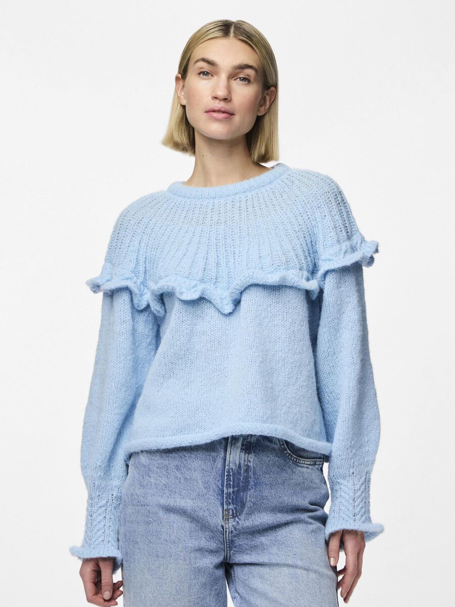 Carousel image - PCRIKKA  KNITTED JUMPER, Airy Blue | 1