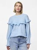 Product image thumbnail - PCRIKKA  KNITTED JUMPER, Airy Blue | 1